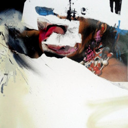 BISUTERIA VERSUS POLONIO. Collage y mixta sobre papel. 2015