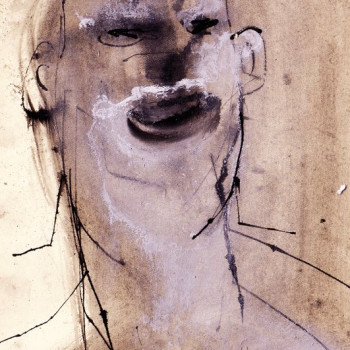 BUTOH SERIES I-V. Mixta sobre papel. 2012