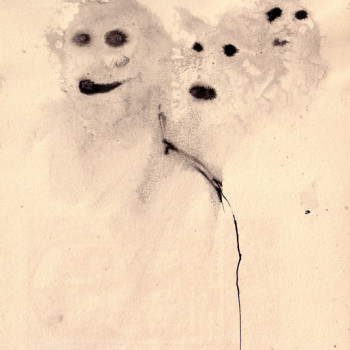 BUTOH SERIES I-X. Mixta sobre papel. 2012