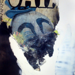 CATALUNYA UNA GRANDE Y HIPSTER. Mixta y collage sobre papel