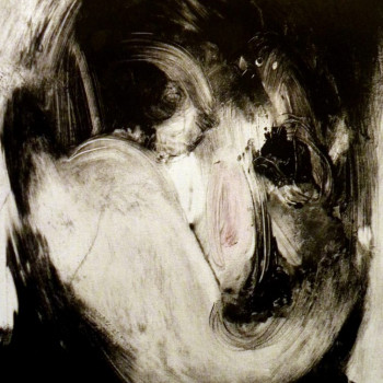 CONTRA EL VIDRIO. Monotipo. 20x32 cm