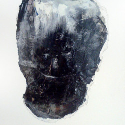 DOPPELGANGER MASK. Mixta y collage sobre papel