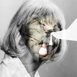 Doris Dying. Collage digital. 2012