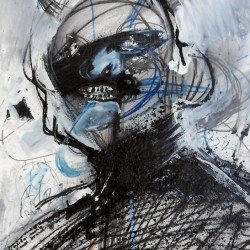 HAIL. Mixta sobre papel. 2010