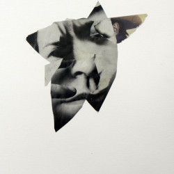 HUNHOLY BUTTERFLY. Collage y mixta sobre papel. 2012