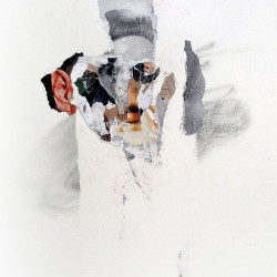 KISSMAN. Collage y mixta sobre papel. 2015