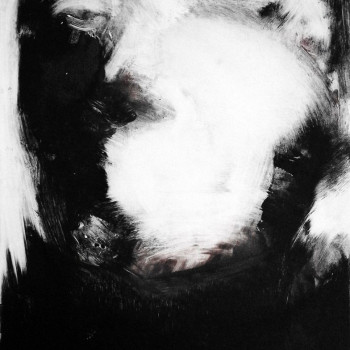 LA ETERNA LEVANTADA DE HOMBROS. Monotipo. 26x32 cm