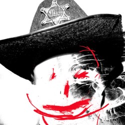METAL SHERIFF. Serigrafía de 3 tintas sobre papel. 70x100 cm. 2010