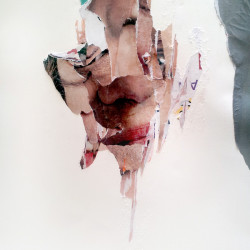 SILLY OGRE. Collage sobre papel. 2015