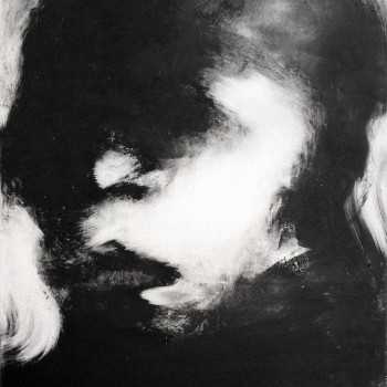 THE KISSER. Monotipo. 26x32 cm