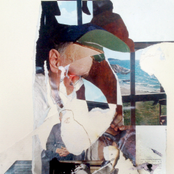 VACACIONES MENTALES. Collage y mixta sobre papel. 2015