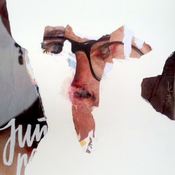 VIENDOLAS VENIR. Collage y mixta sobre papel. 2015