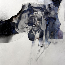 ÉRAMOS POCOS Y PARIÓ TU BRAZO. Collage y mixta sobre papel. 2016.