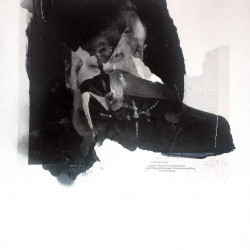 PROCESIÓN (LUTO II). Collage y mixta sobre papel. 2016.