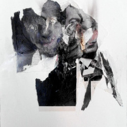 THE MOST BEAUTIFUL POWERPOINT IN THE WORLD (Looking at). Collage y mixta sobre papel. 2016.