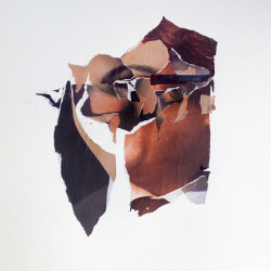 PROPORCIÓN ÁUREA (MEDIANA EDAD). Collage sobre papel. 50x70 cm. 2018.