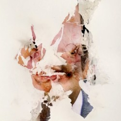 ANTONIO GARCÍA MATEO. Collage y mixta sobre papel. 50x70 cm. 2019