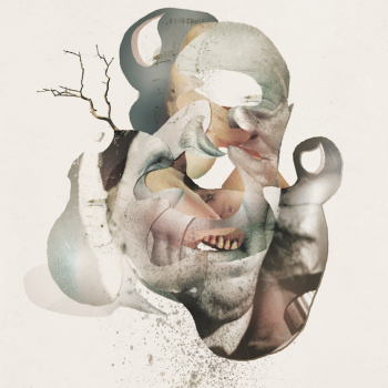 Ilustración libro de retaltos O.L.G.A. Equis: máscara funeraria nº5