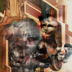 Demons of SuperTomelloso, collage digital sobre Giotto. Print 70x100cm. 2020