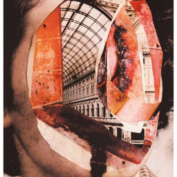 MATER LACRIMARUM. Collage & Digital on Print, 40x50 cm. 2026.